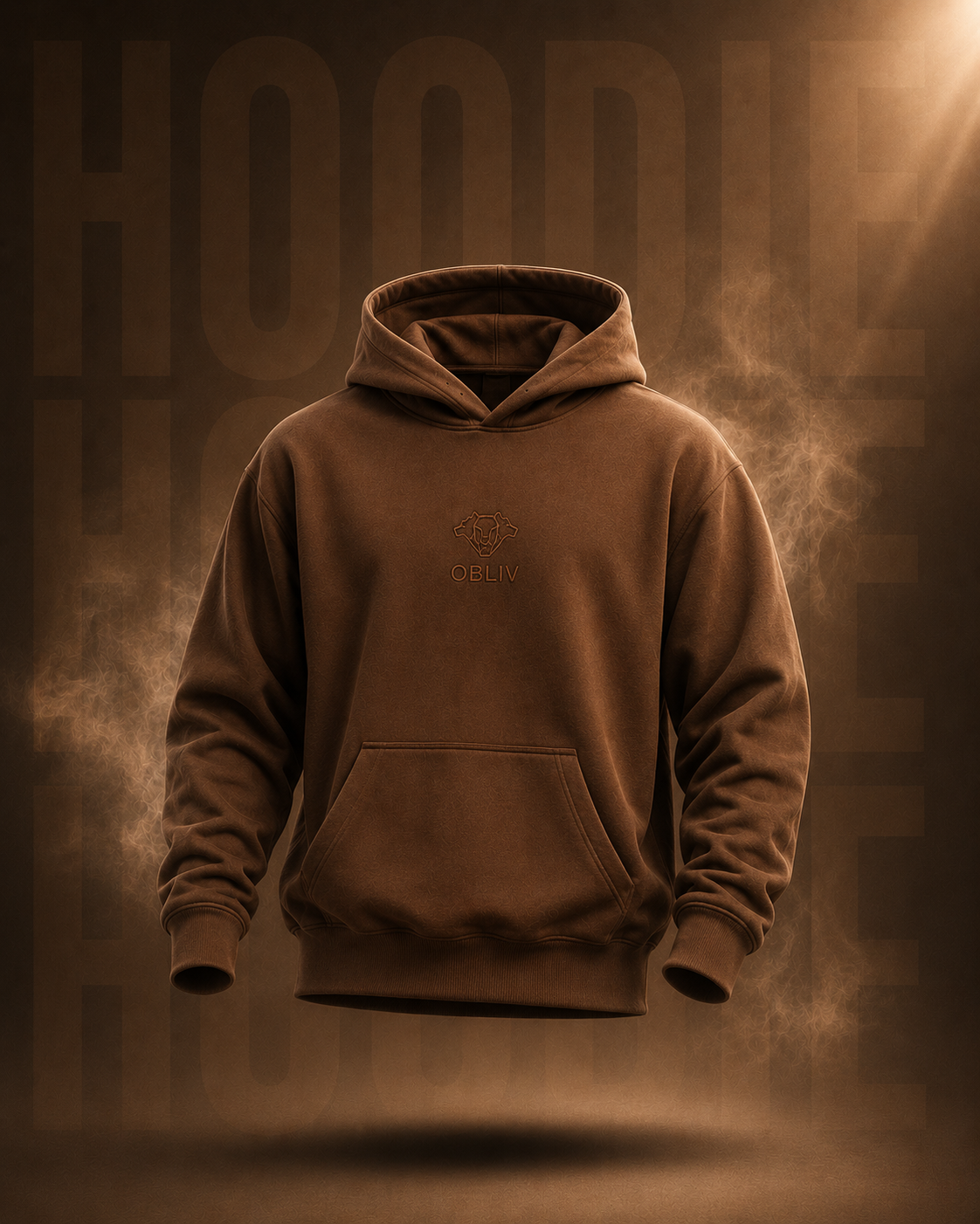 Origins Hoodie Chocolate — Calma Obliv 🍫