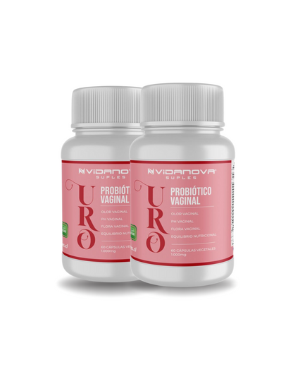 Pack 2 - URO Probiótico Vaginal | Equilibrio y Protección para la Salud Femenina | Obliv